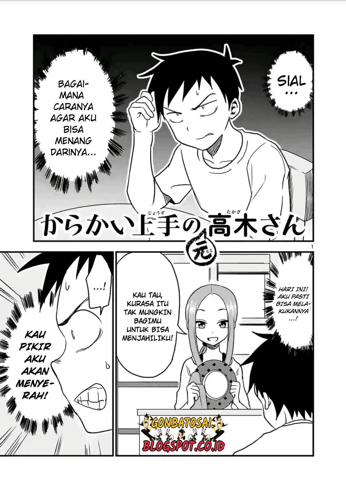 Baca Manga Karakai Jouzu no (Moto) Takagi-san Chapter 15 Gambar 2