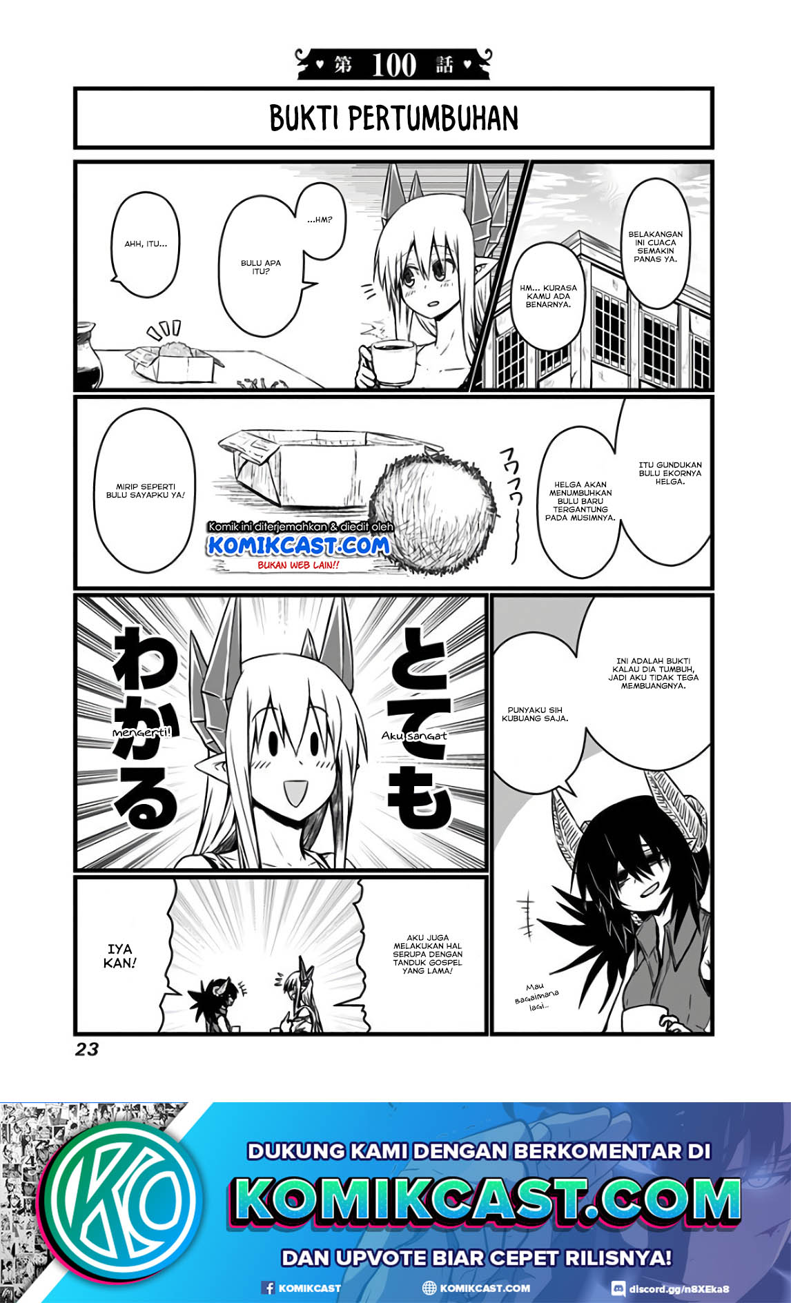 Baca Manga Musuko ga Kawaikute Shikataganai Mazoku no Hahaoya Chapter 100 Gambar 2