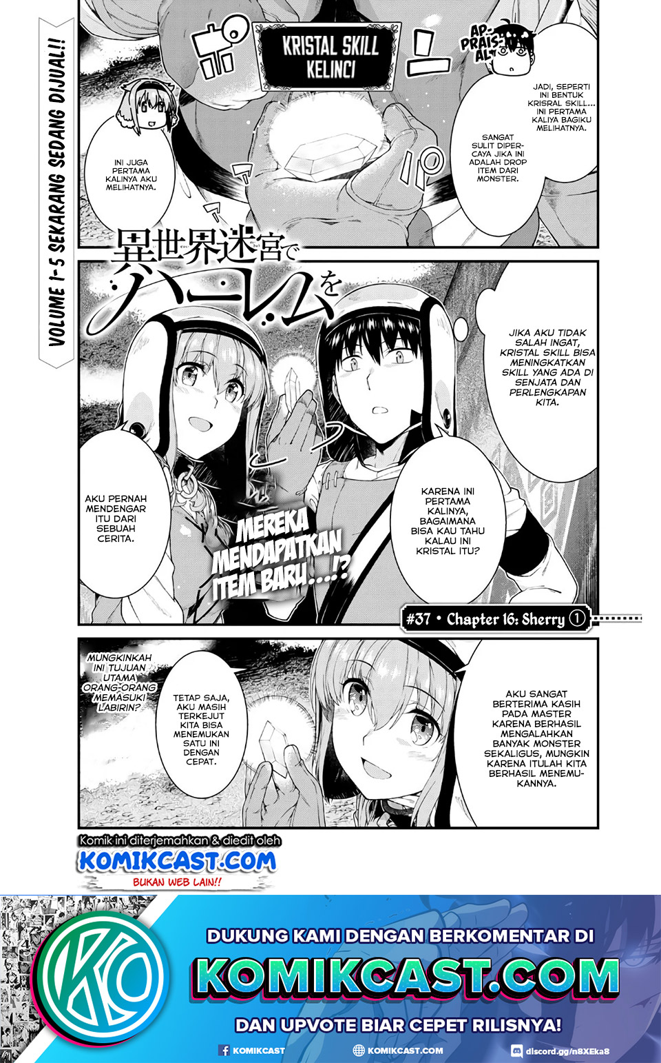 Baca Manga Isekai Meikyuu de Harem wo Chapter 37 Gambar 2