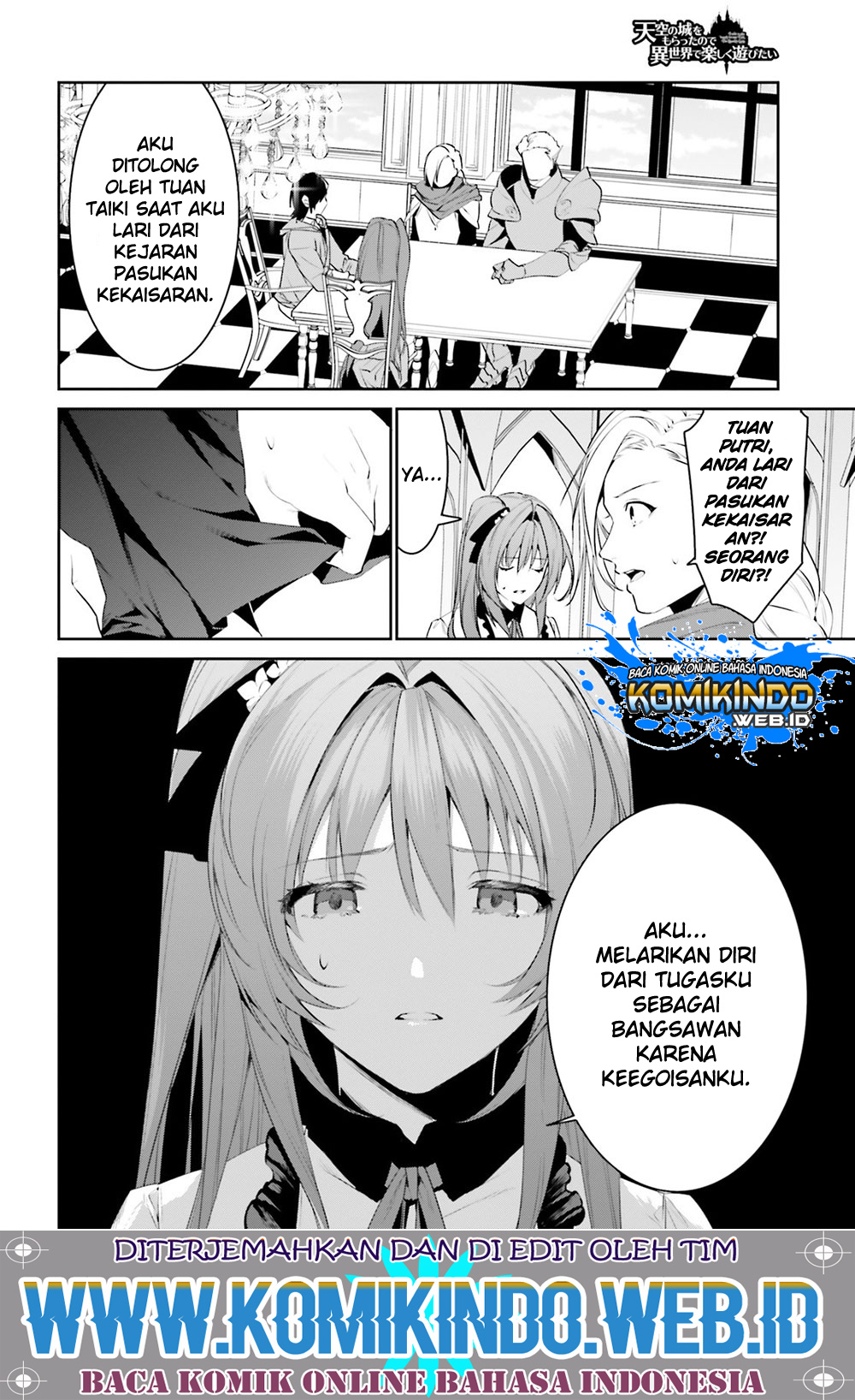 Tenkuu no Shiro o Moratta no de Isekai de Tanoshiku Asobitai Chapter 10.2 Gambar 3