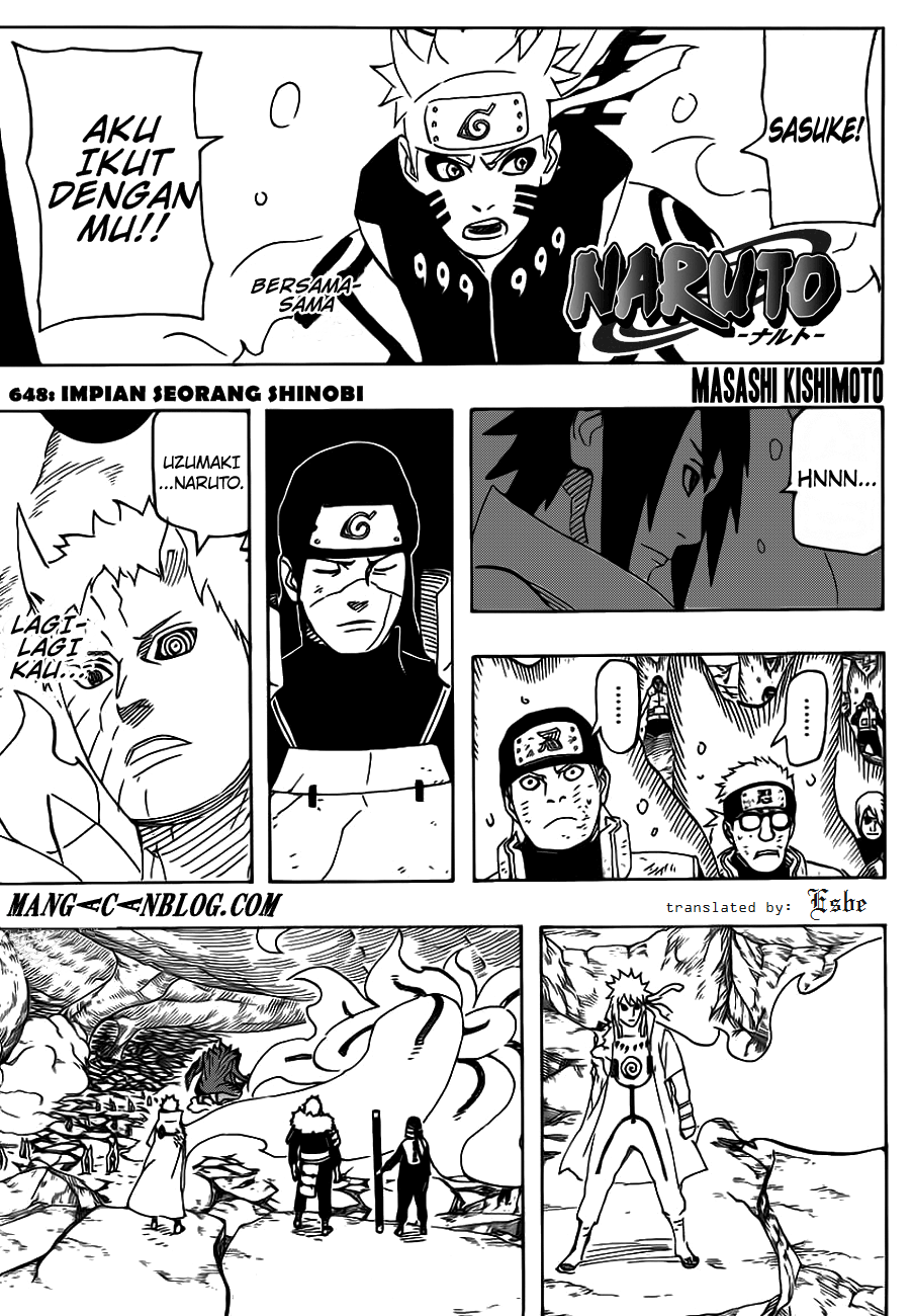 Baca Komik Naruto Chapter 648 Gambar 1