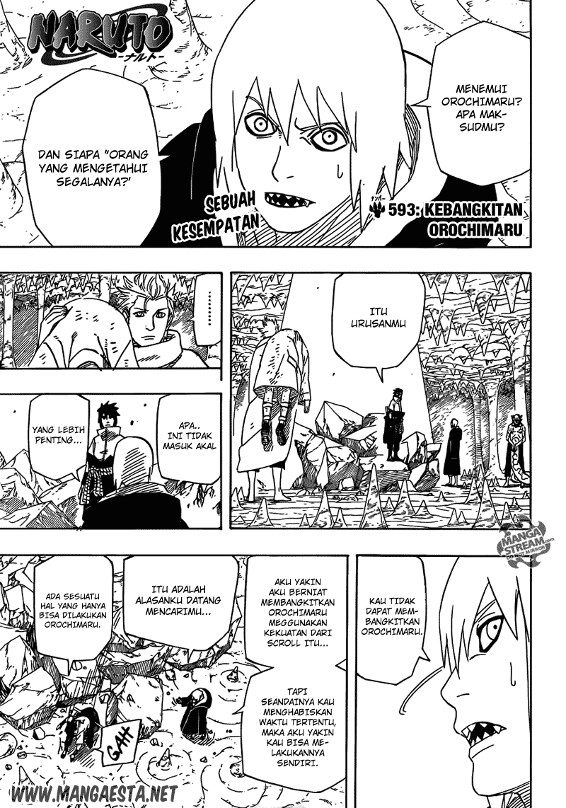 Baca Komik Naruto Chapter 593 Gambar 1