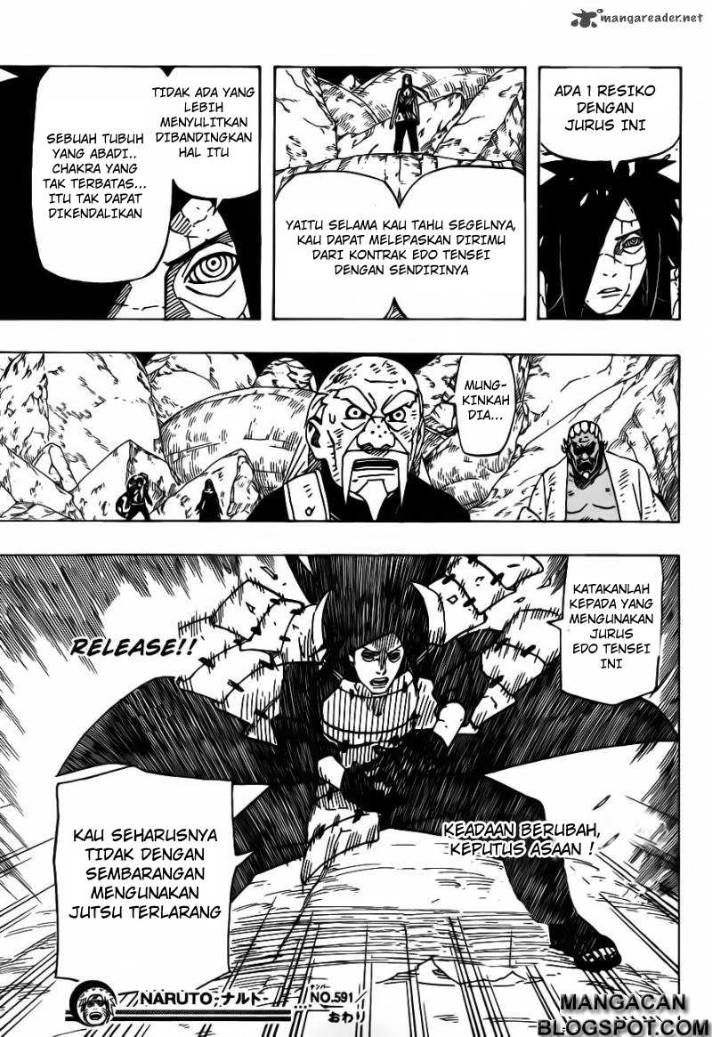 Naruto Chapter 591 Gambar 17