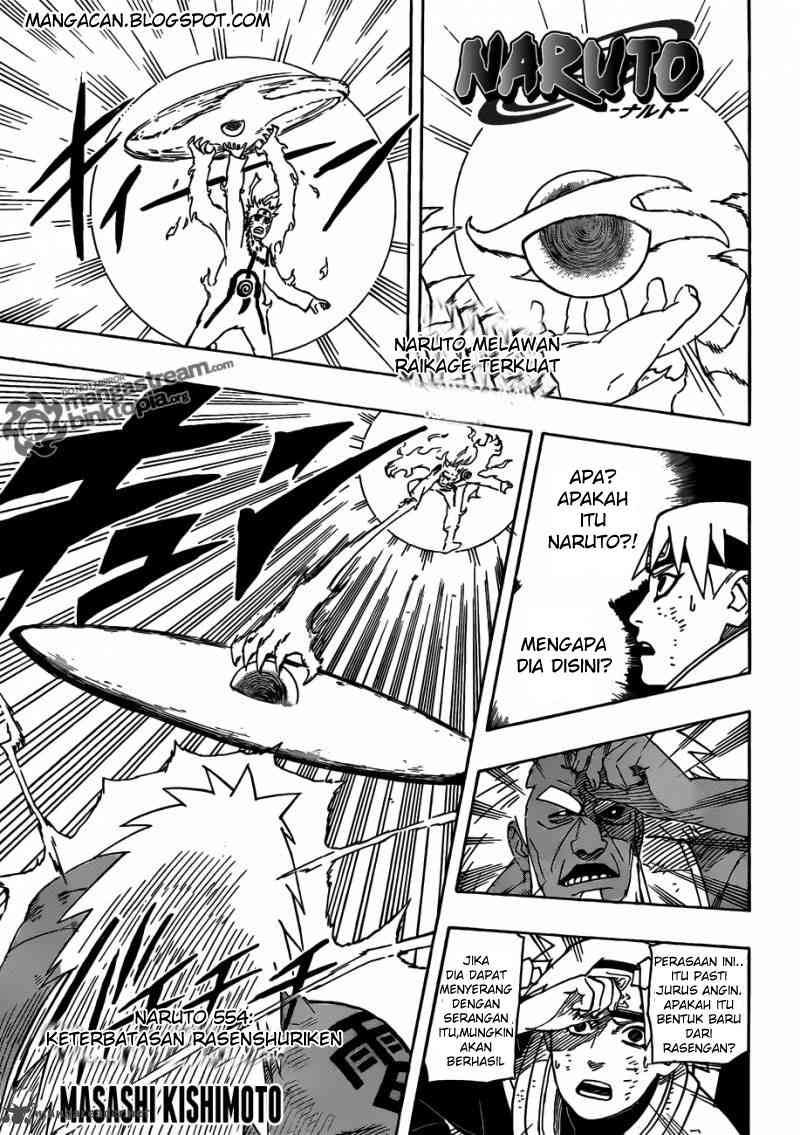 Baca Komik Naruto Chapter 554 Gambar 1