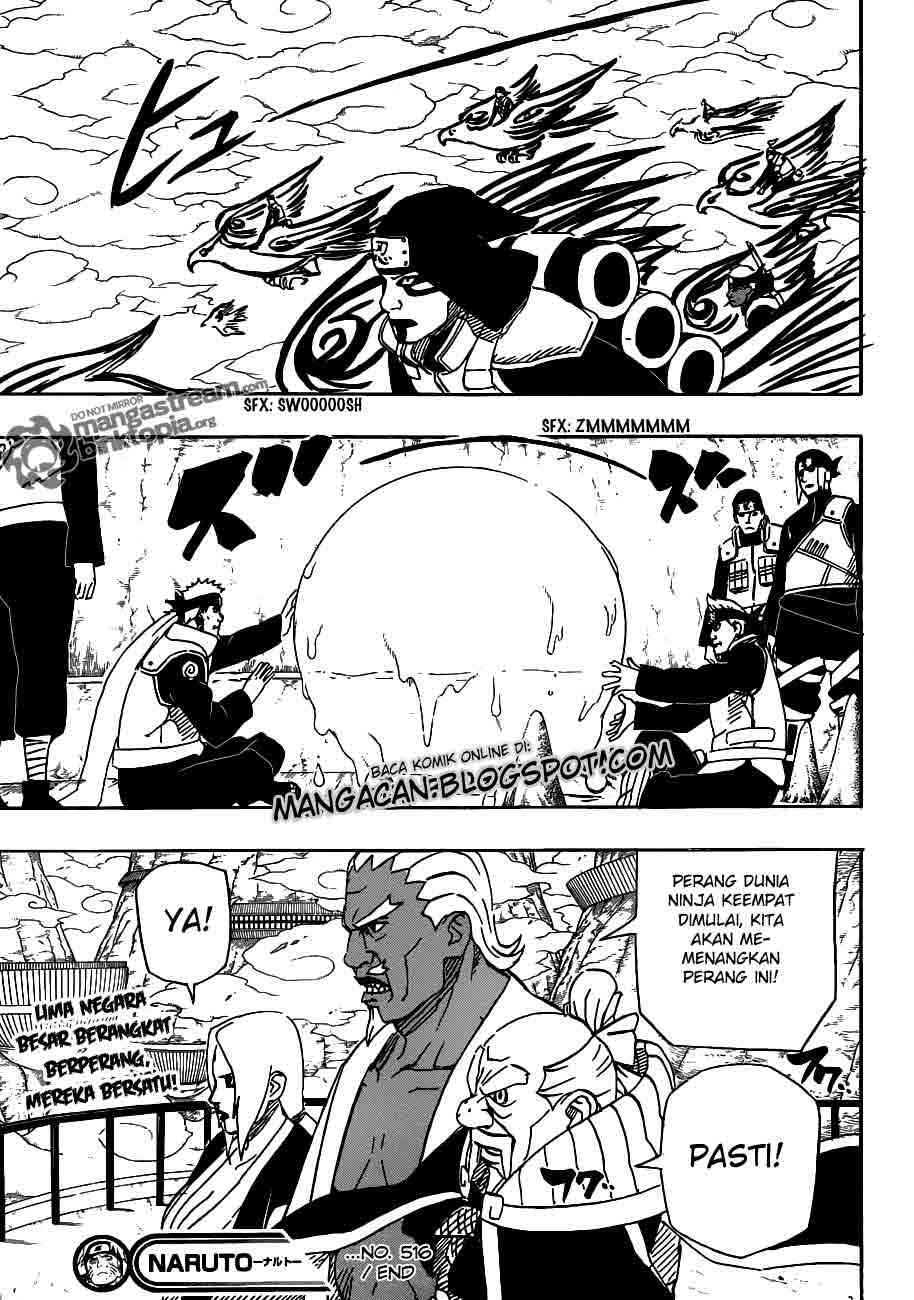 Naruto Chapter 516 Gambar 17