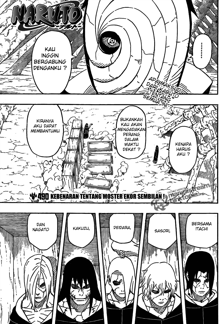 Baca Komik Naruto Chapter 490 Gambar 1