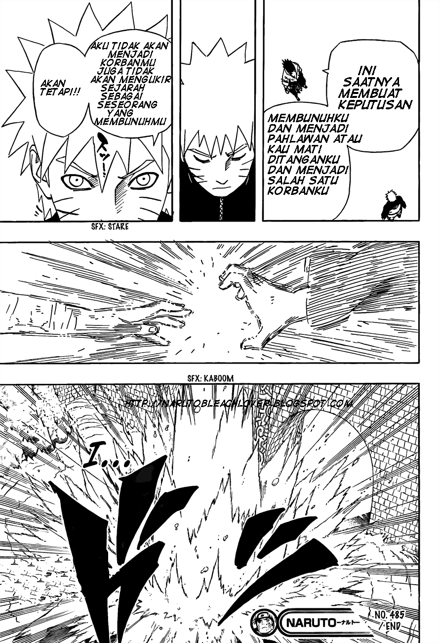 Naruto Chapter 485 Gambar 16