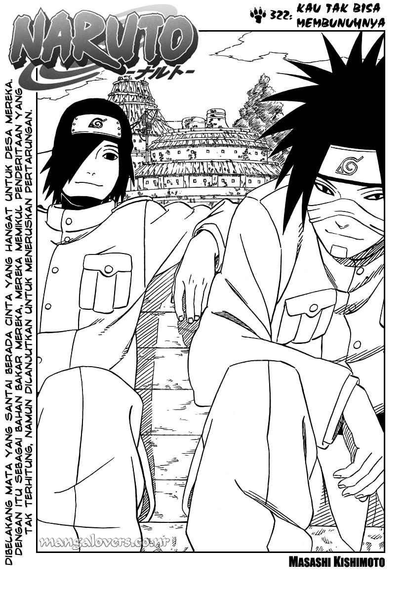 Baca Komik Naruto Chapter 322 Gambar 1