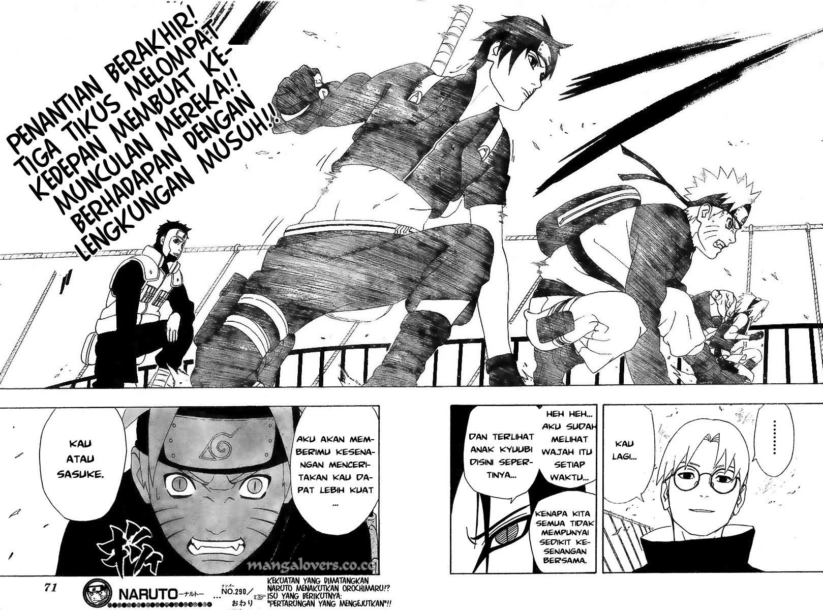 Naruto Chapter 290 Gambar 16