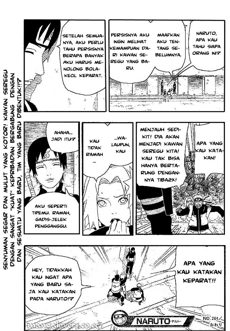 Naruto Chapter 284 Gambar 19