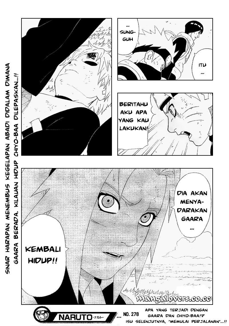 Naruto Chapter 278 Gambar 18