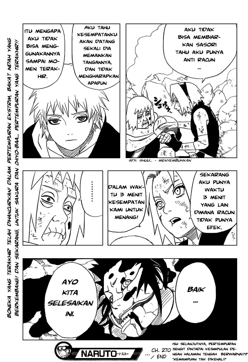 Naruto Chapter 270 Gambar 18