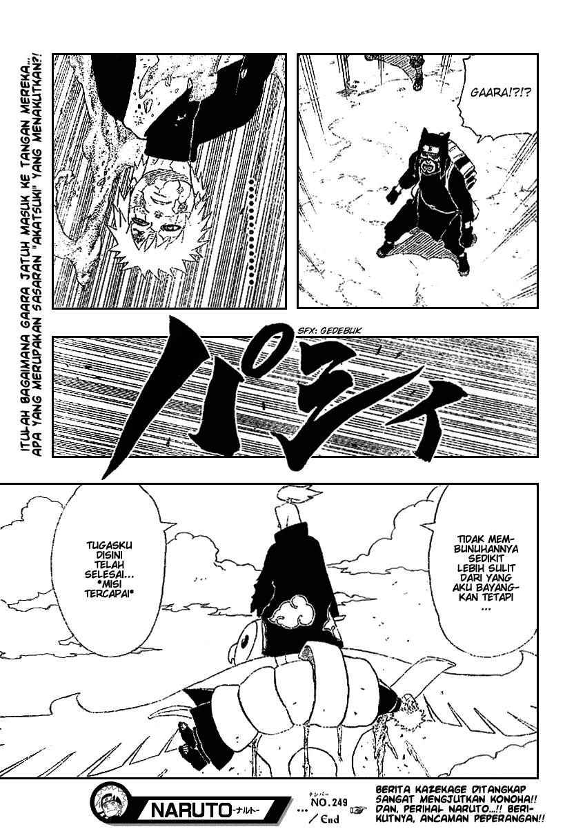 Naruto Chapter 249 Gambar 18