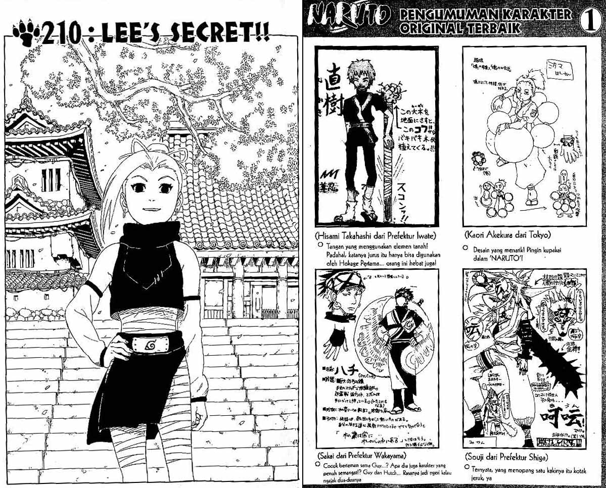 Baca Komik Naruto Chapter 210 Gambar 1