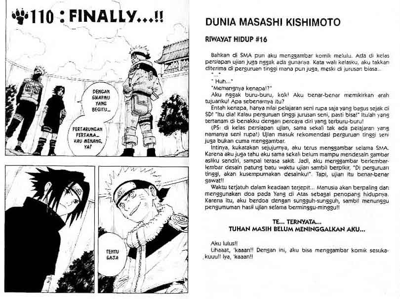 Baca Komik Naruto Chapter 110 Gambar 1