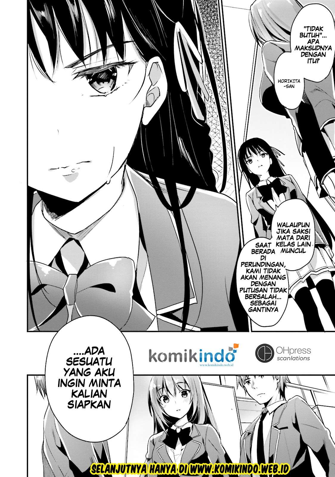 Youkoso Jitsuryoku Shijou Shugi no Kyoushitsu e Chapter 13 Gambar 36