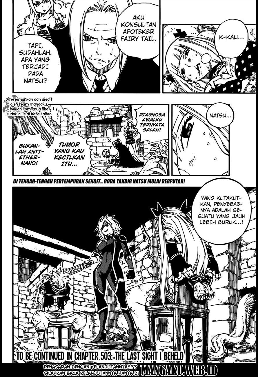 Fairy Tail Chapter 502 Gambar 21