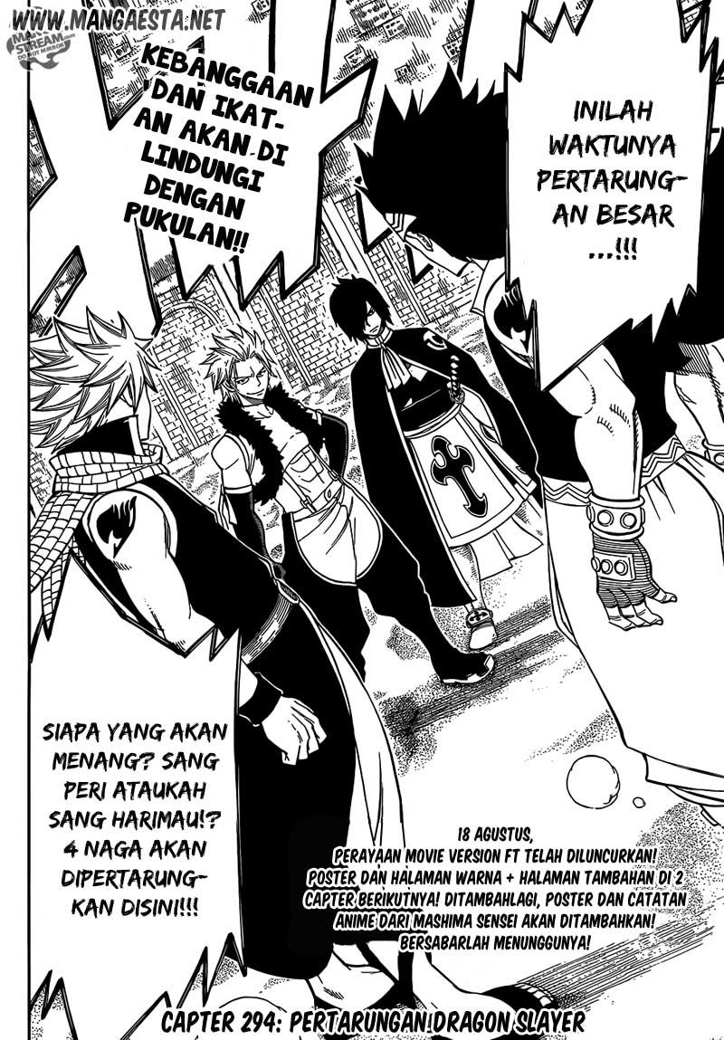 Fairy Tail Chapter 294 Gambar 19