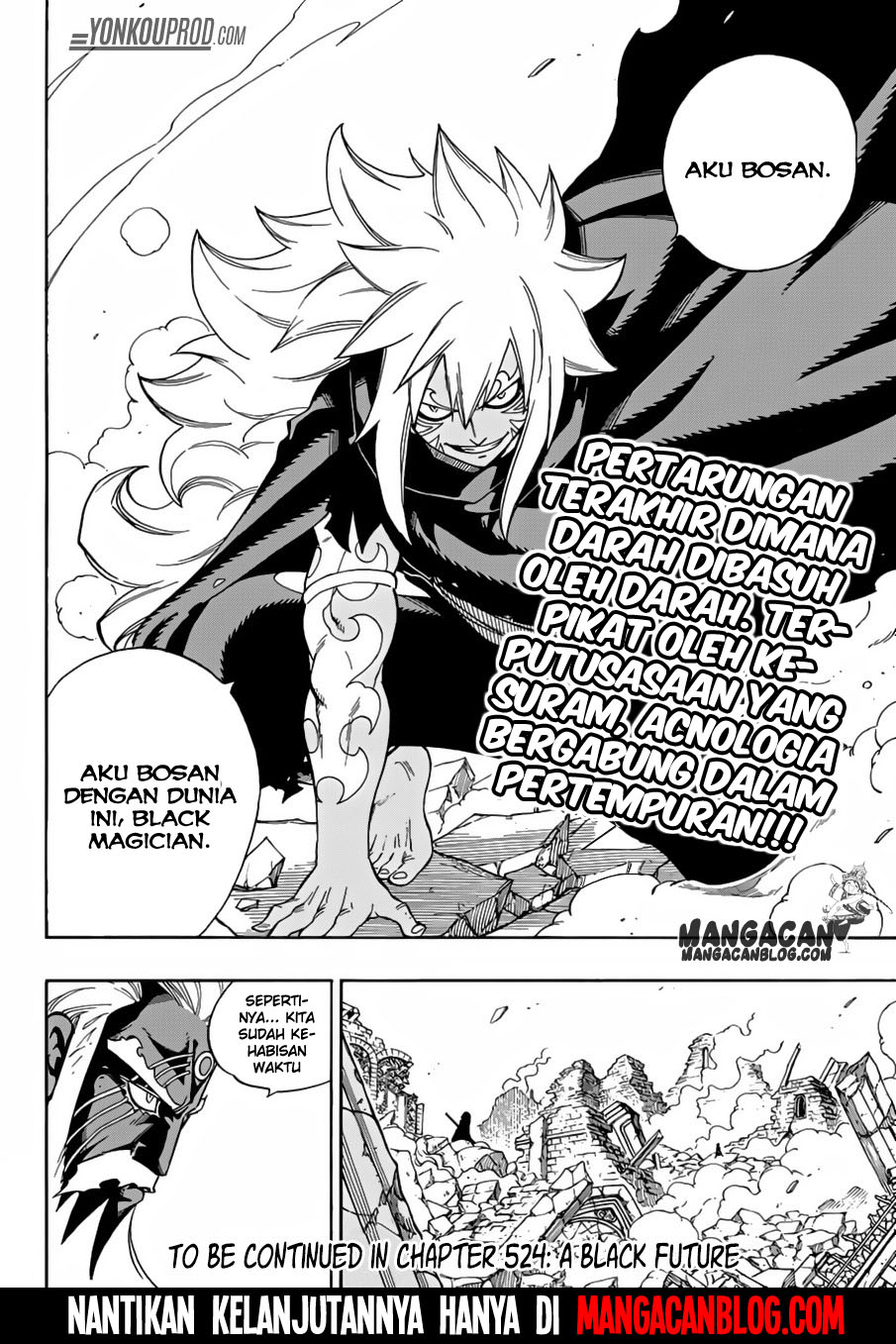 Fairy Tail Chapter 523 Gambar 19