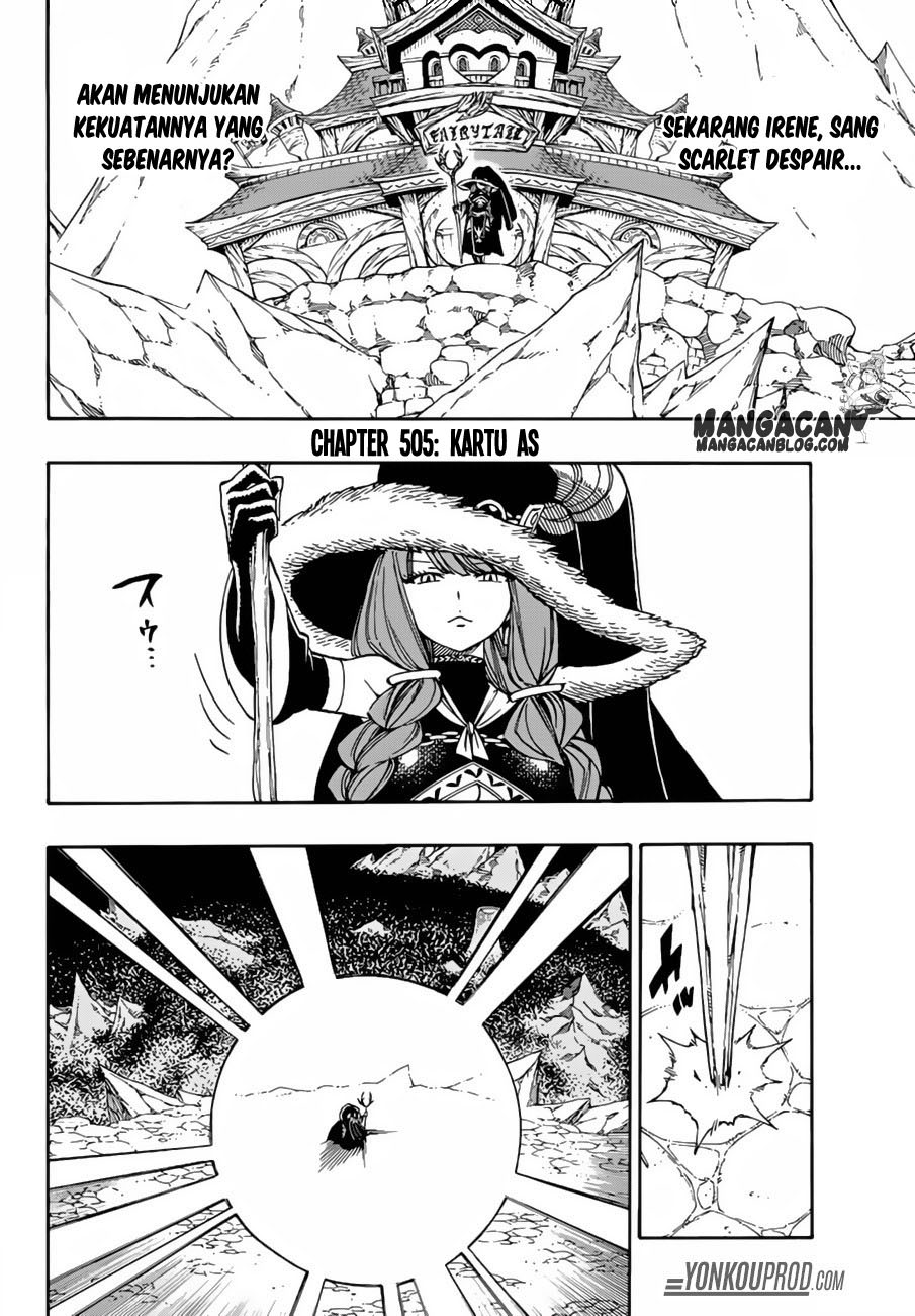 Fairy Tail Chapter 505 Gambar 3