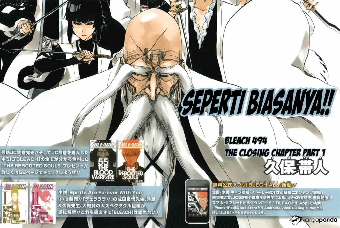 Bleach Chapter 494 Gambar 3