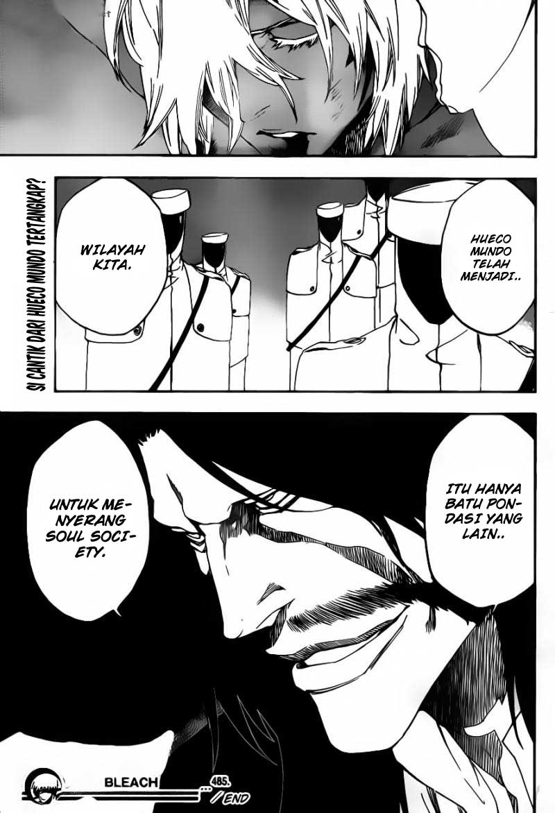 Bleach Chapter 485 Gambar 18