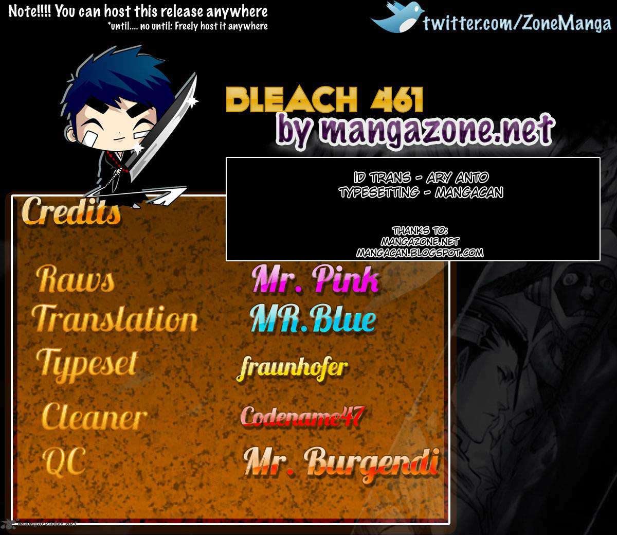 Bleach Chapter 461 Gambar 19