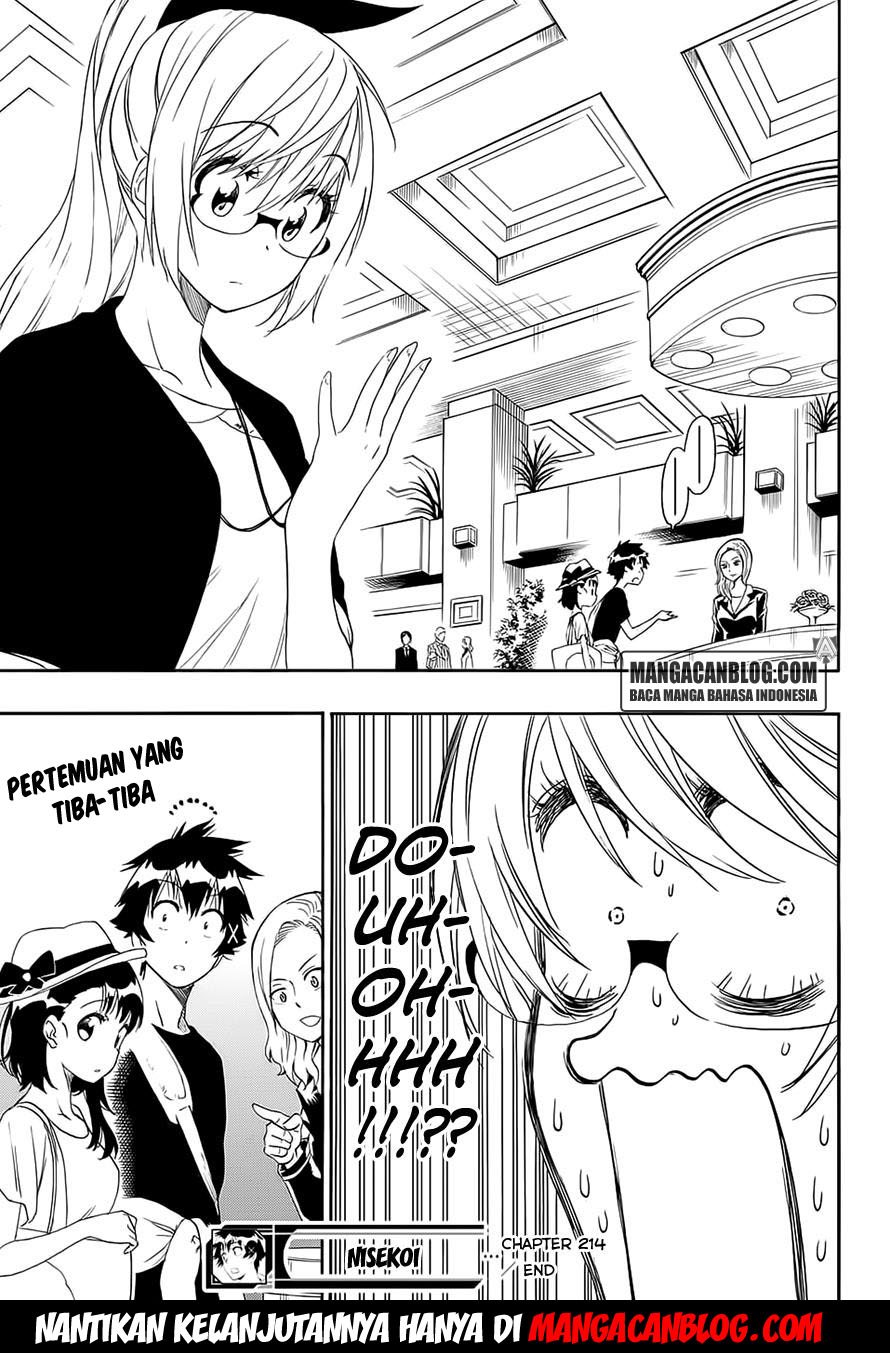 Nisekoi Chapter 214 Gambar 19