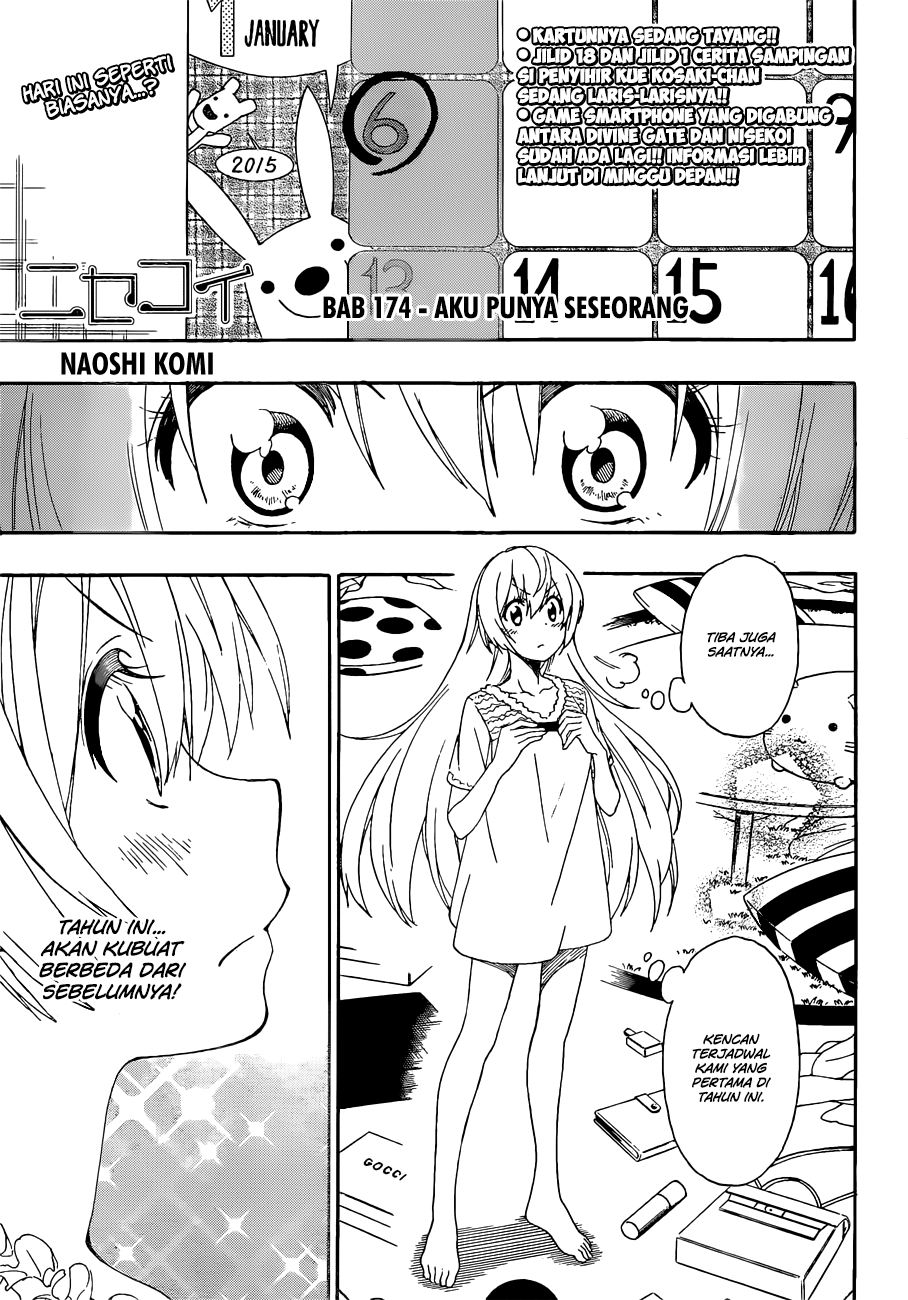 Baca Komik Nisekoi Chapter 174 Gambar 1