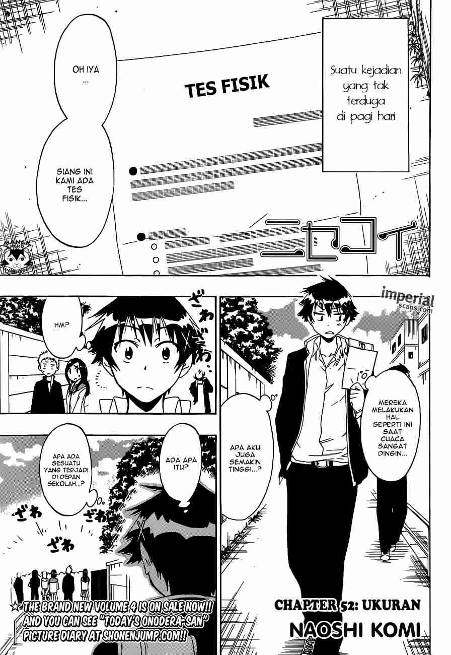 Nisekoi Chapter 52 Gambar 3