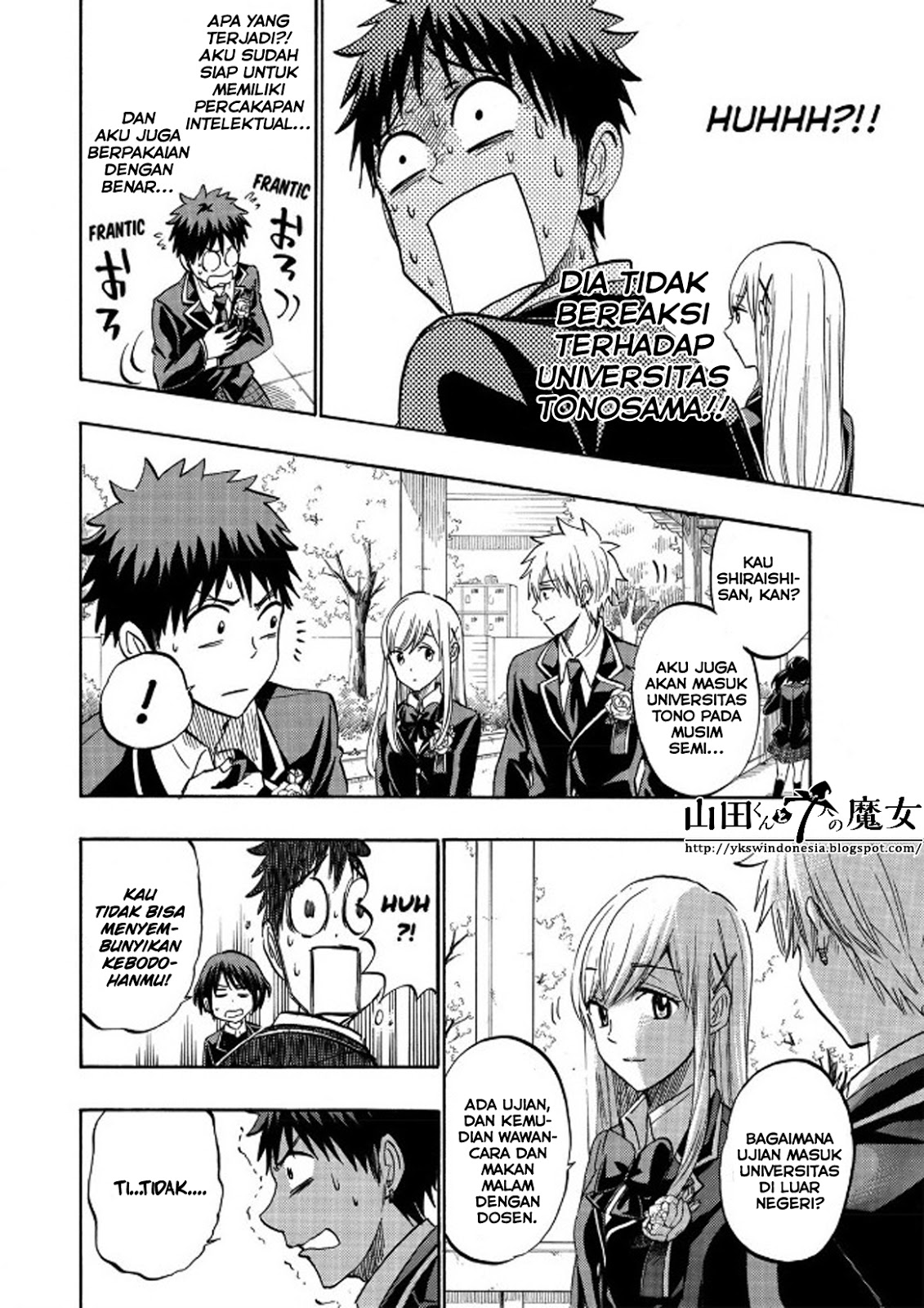 Yamada-kun to 7-nin no Majo Chapter 241 Gambar 15