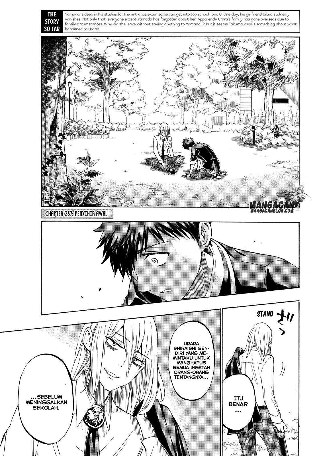 Baca Komik Yamada-kun to 7-nin no Majo Chapter 237 Gambar 1