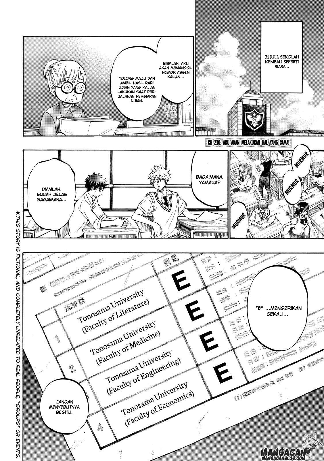 Baca Manga Yamada-kun to 7-nin no Majo Chapter 230 Gambar 2