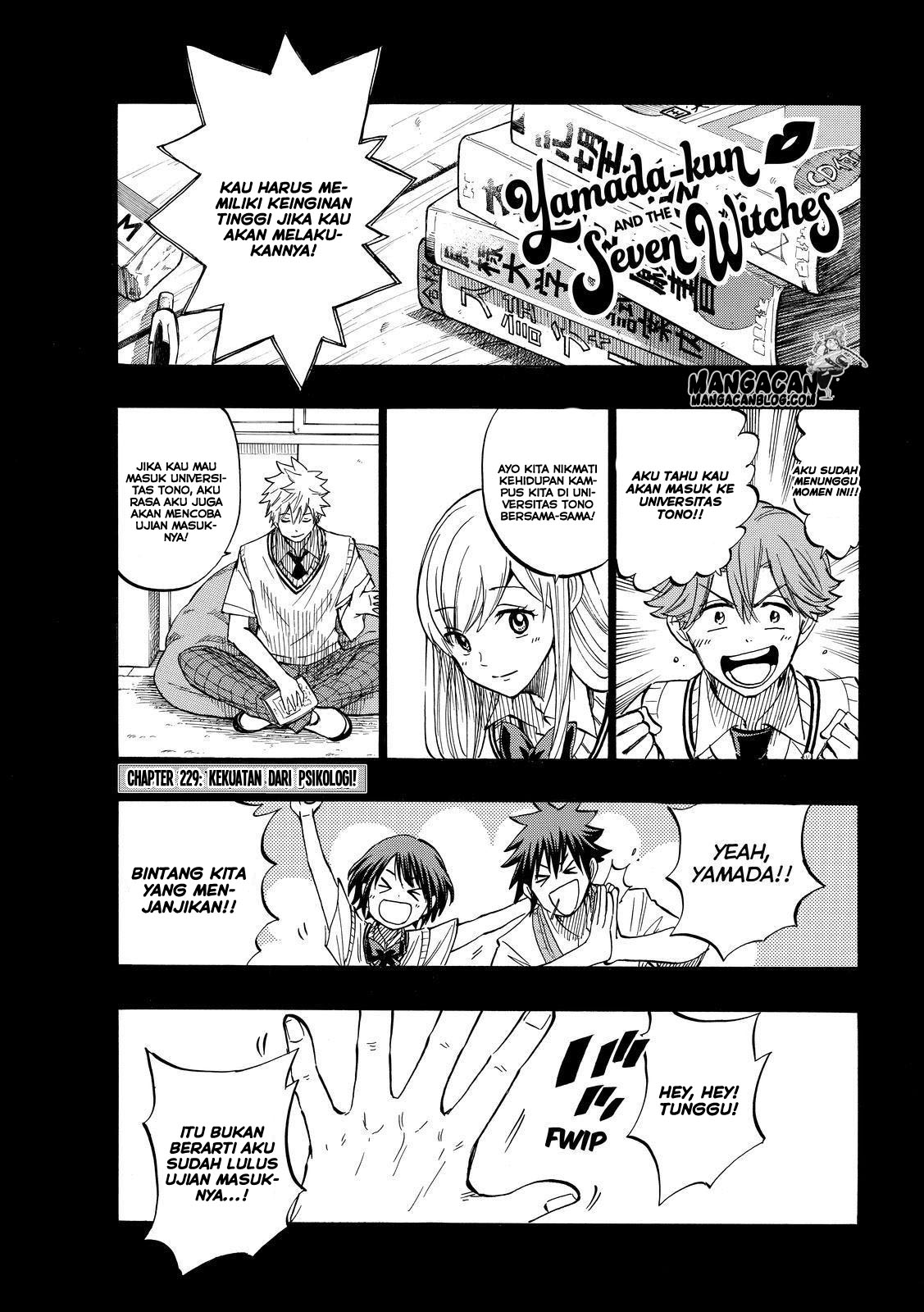 Baca Komik Yamada-kun to 7-nin no Majo Chapter 229 Gambar 1