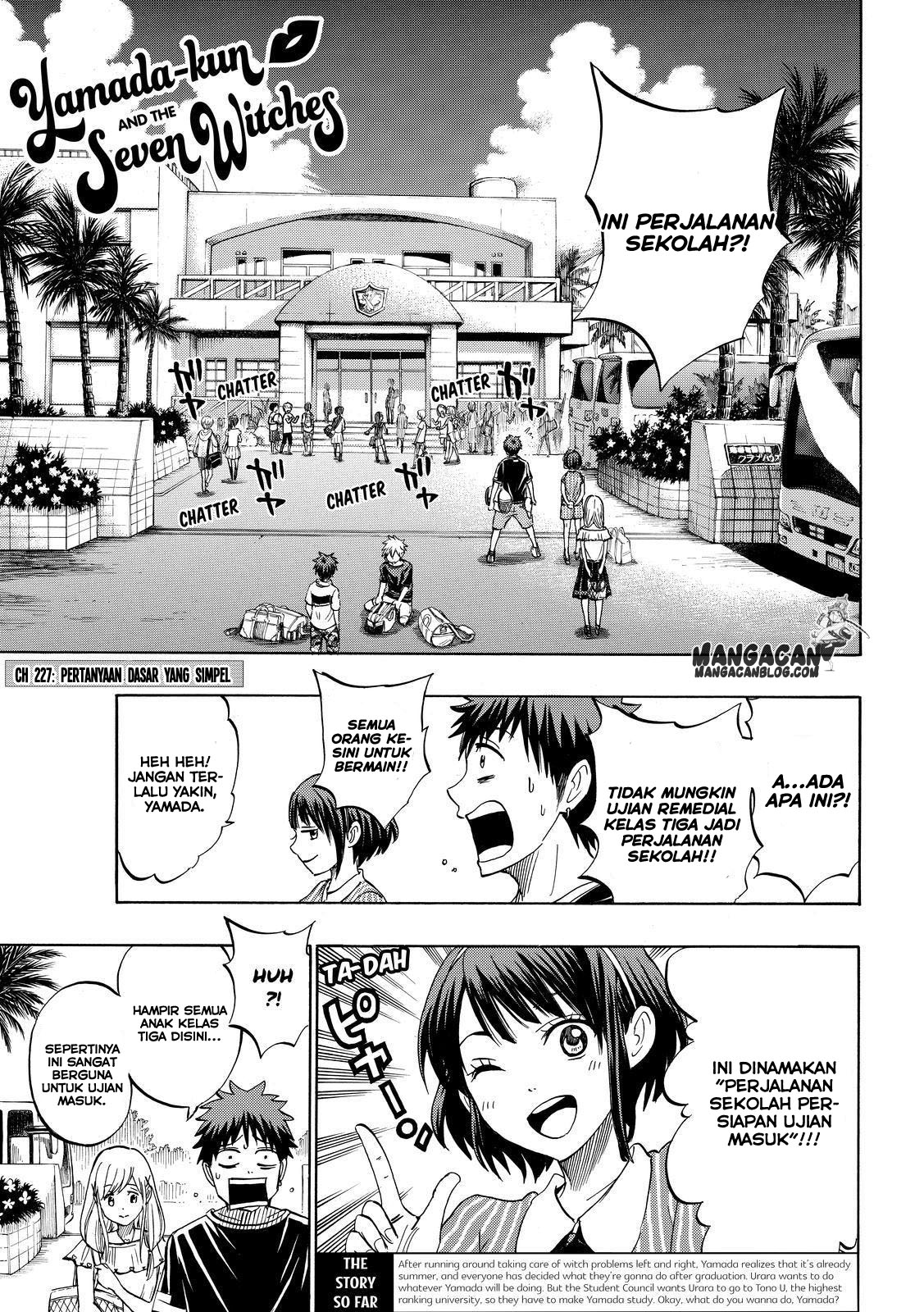 Baca Komik Yamada-kun to 7-nin no Majo Chapter 227 Gambar 1