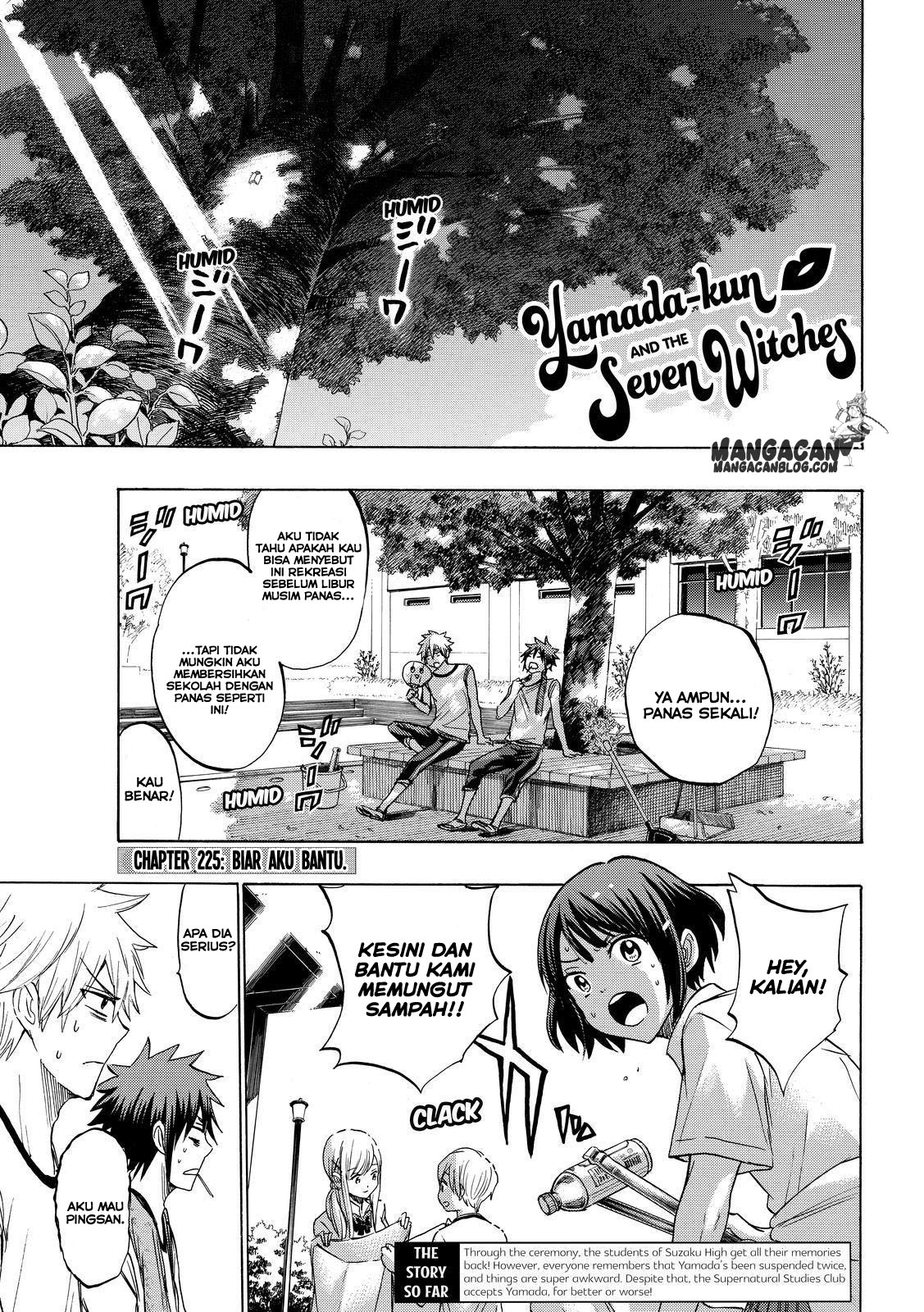 Baca Komik Yamada-kun to 7-nin no Majo Chapter 225 Gambar 1