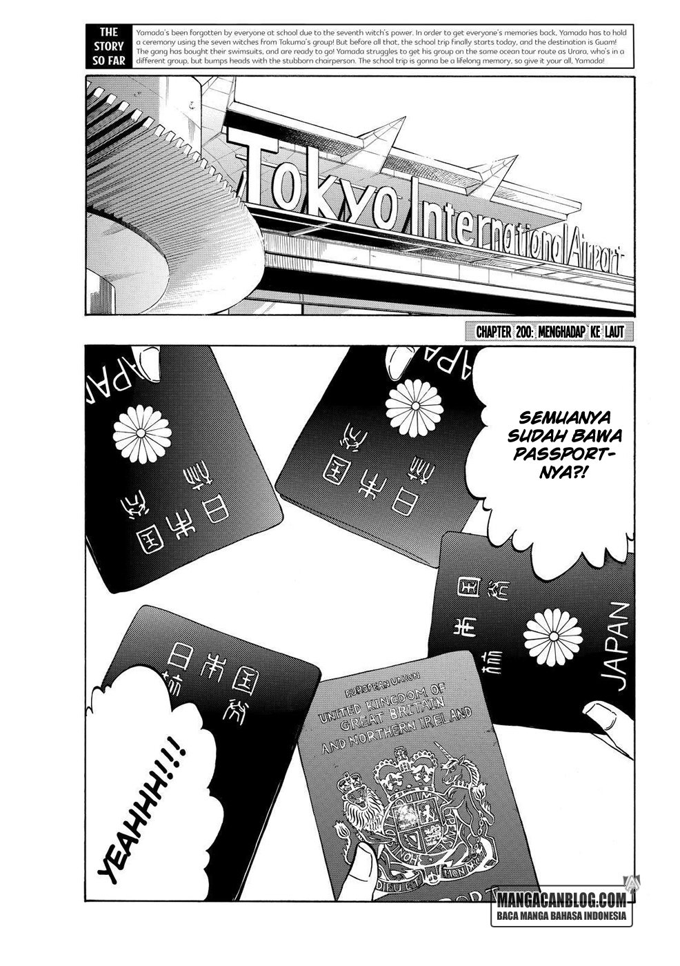 Baca Manga Yamada-kun to 7-nin no Majo Chapter 200 Gambar 2