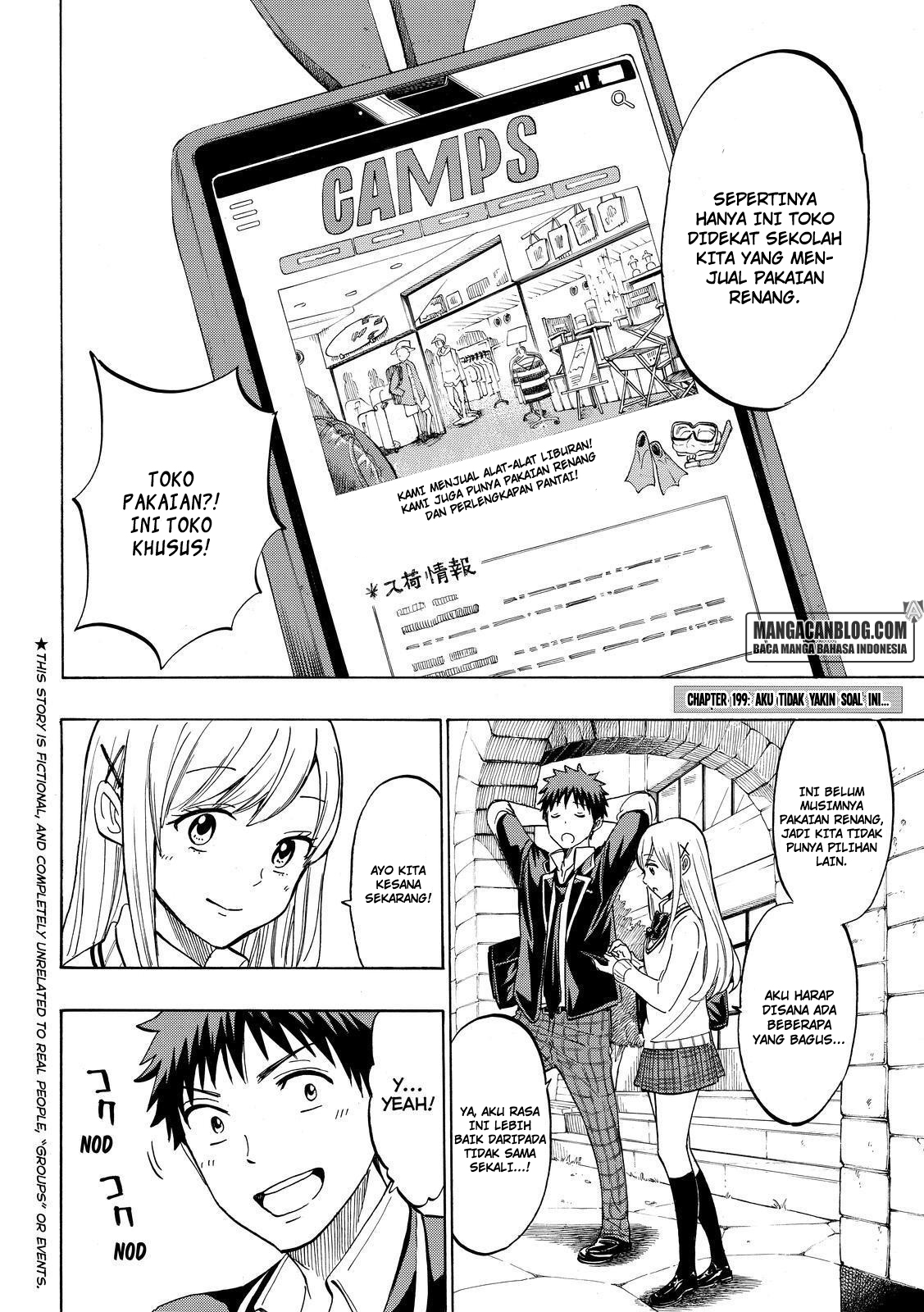 Baca Manga Yamada-kun to 7-nin no Majo Chapter 199 Gambar 2