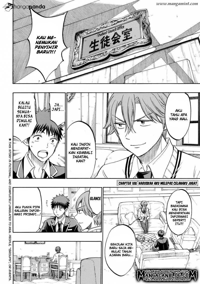 Baca Manga Yamada-kun to 7-nin no Majo Chapter 188 Gambar 2