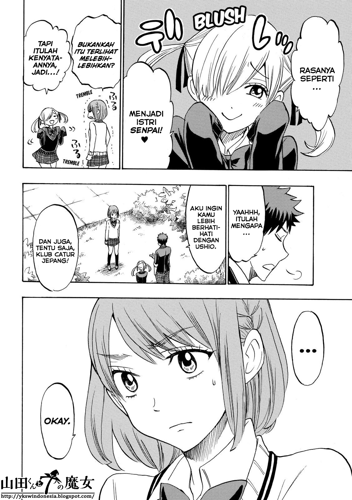 Yamada-kun to 7-nin no Majo Chapter 167 Gambar 9