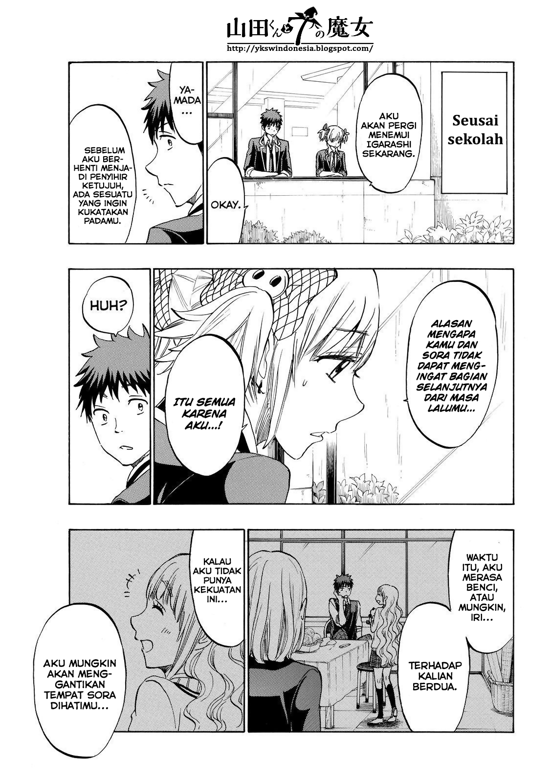 Yamada-kun to 7-nin no Majo Chapter 165 Gambar 21