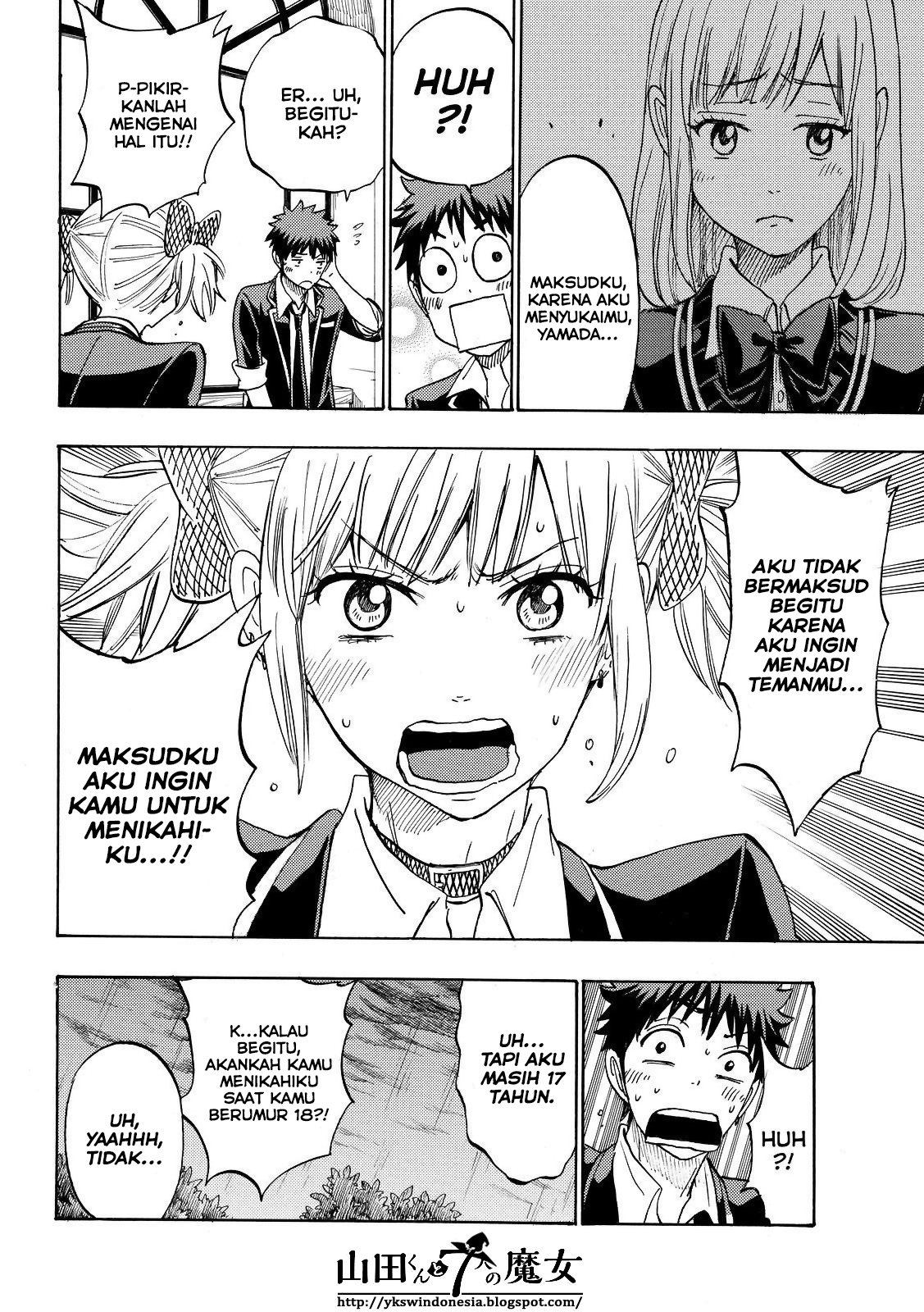 Yamada-kun to 7-nin no Majo Chapter 165 Gambar 22