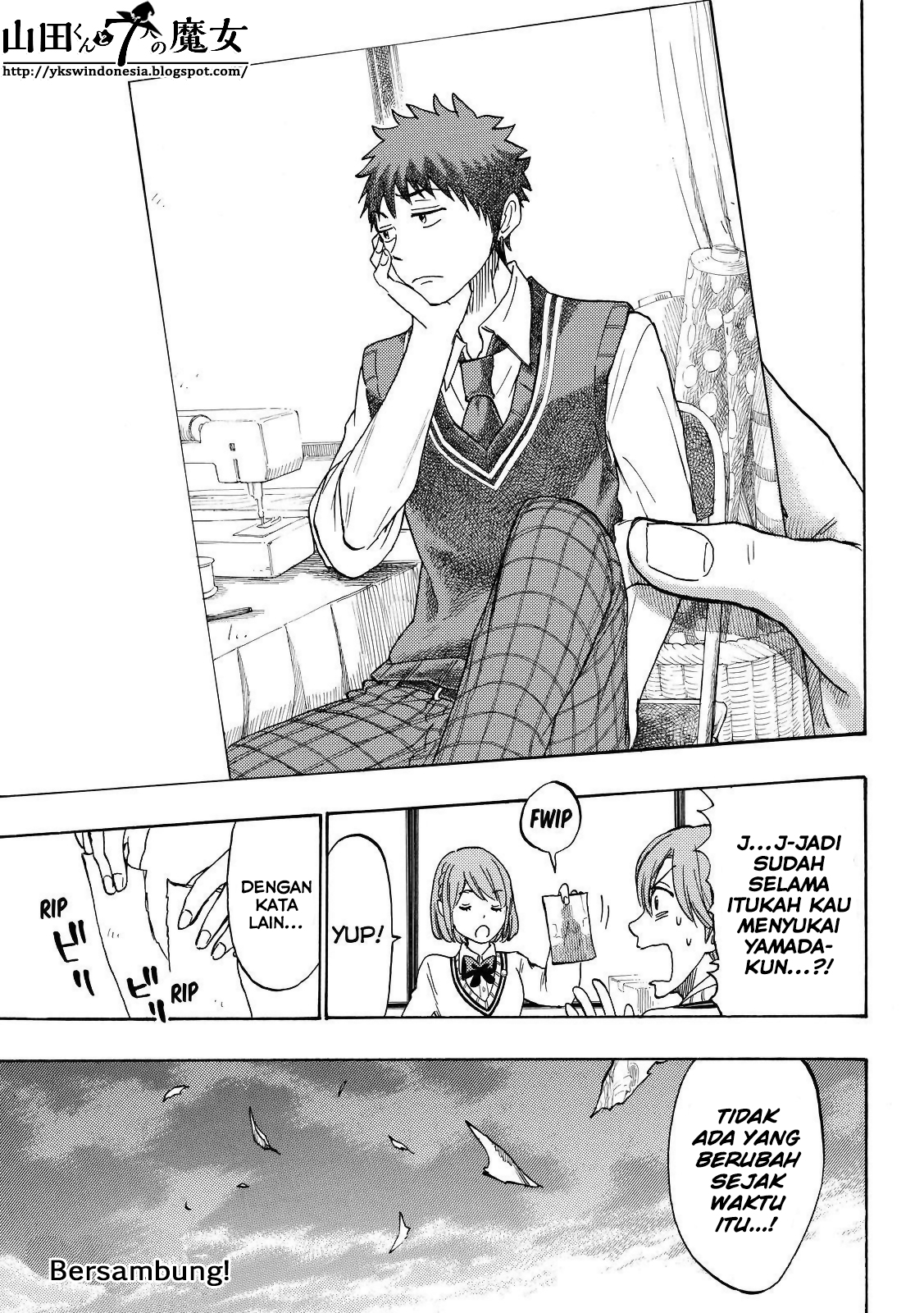 Yamada-kun to 7-nin no Majo Chapter 164 Gambar 20