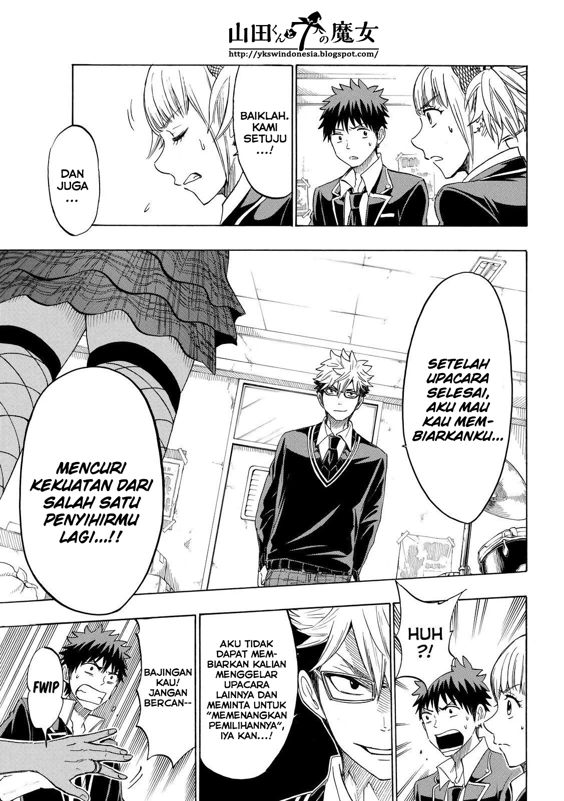 Yamada-kun to 7-nin no Majo Chapter 156 Gambar 14