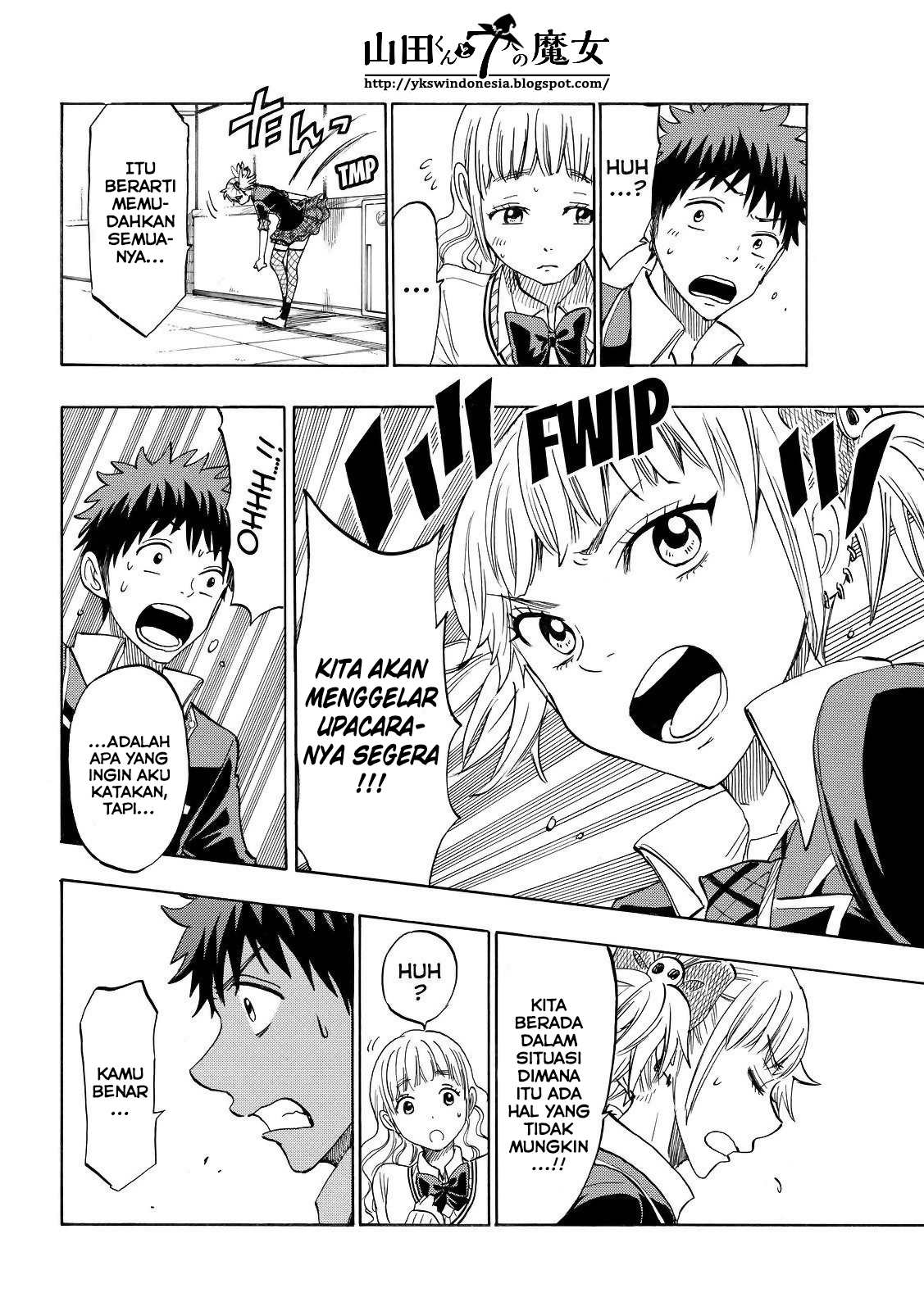 Yamada-kun to 7-nin no Majo Chapter 155 Gambar 19