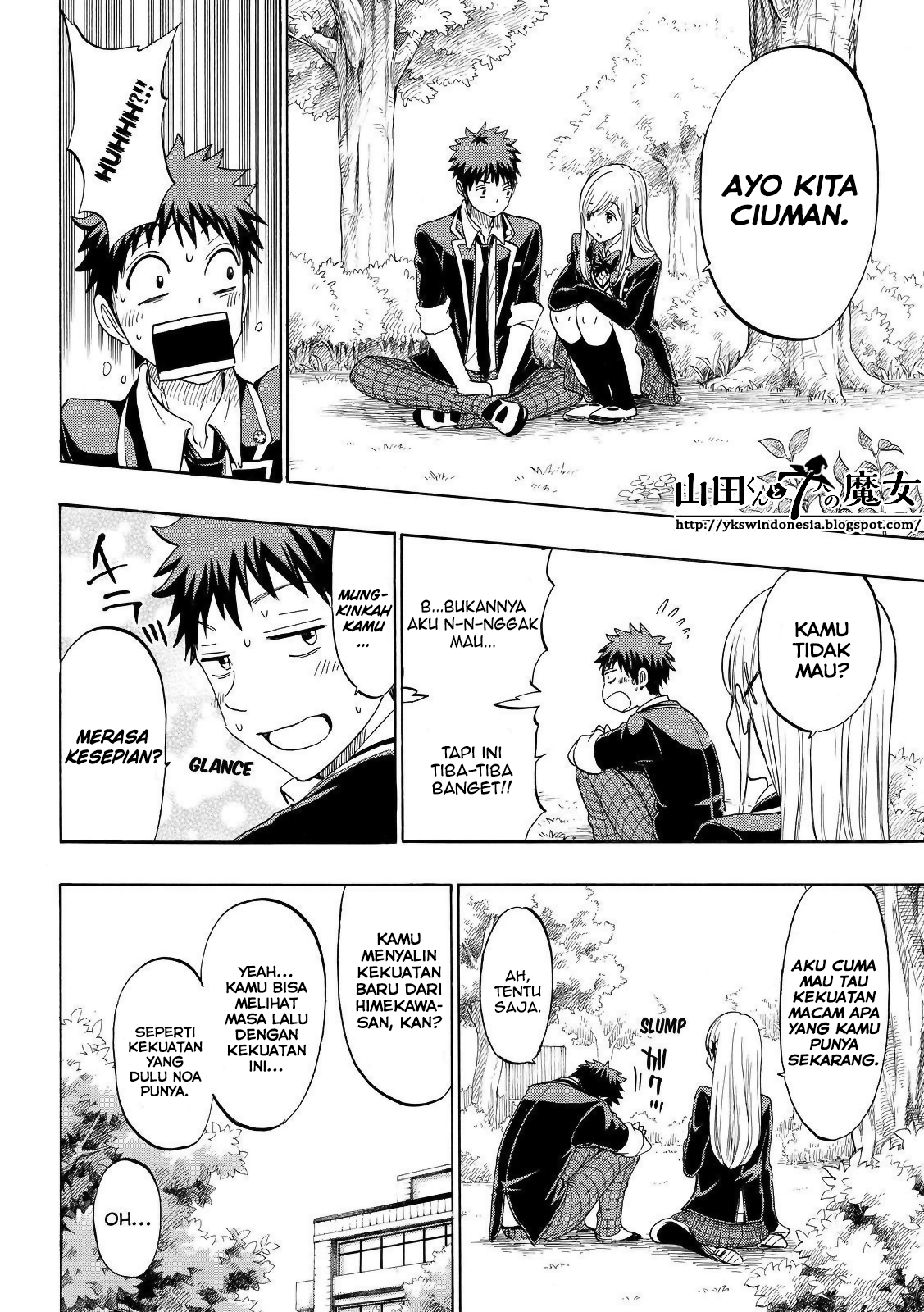 Yamada-kun to 7-nin no Majo Chapter 154 Gambar 14