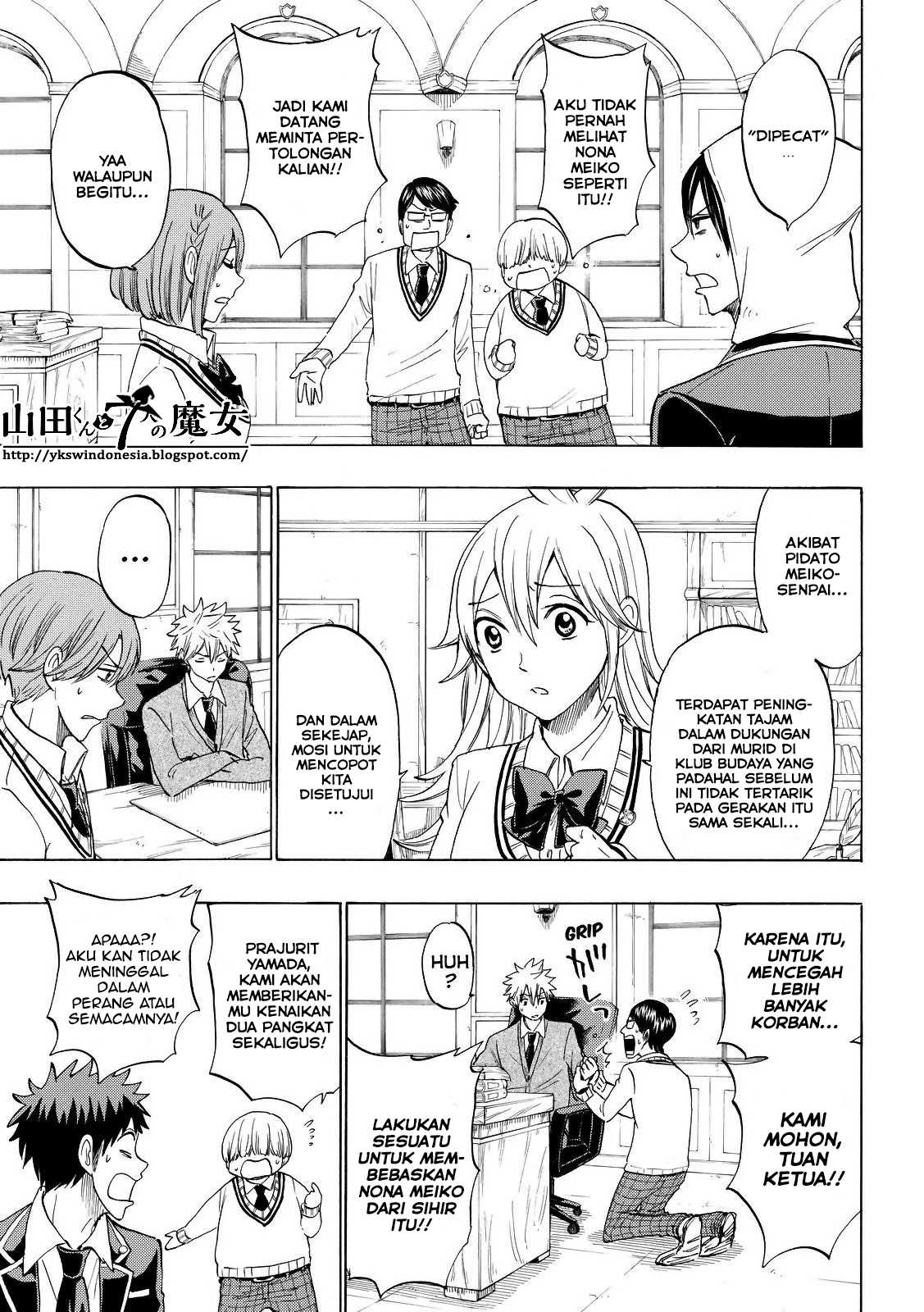 Yamada-kun to 7-nin no Majo Chapter 140 Gambar 8