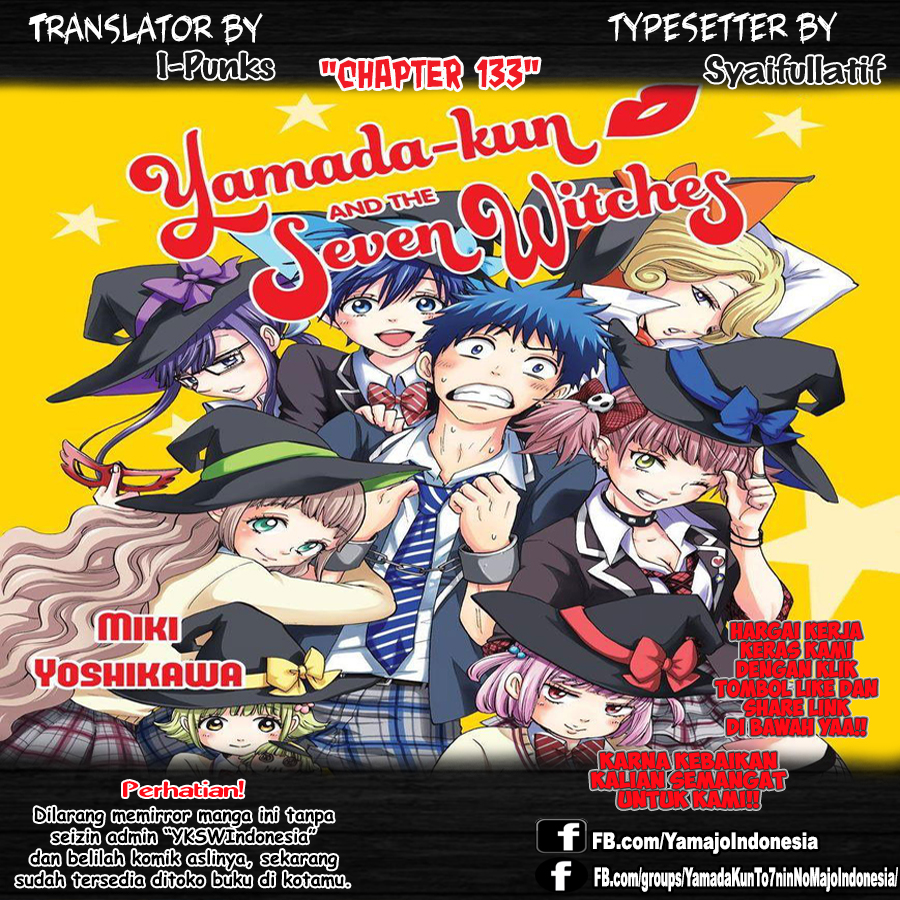 Baca Komik Yamada-kun to 7-nin no Majo Chapter 133 Gambar 1