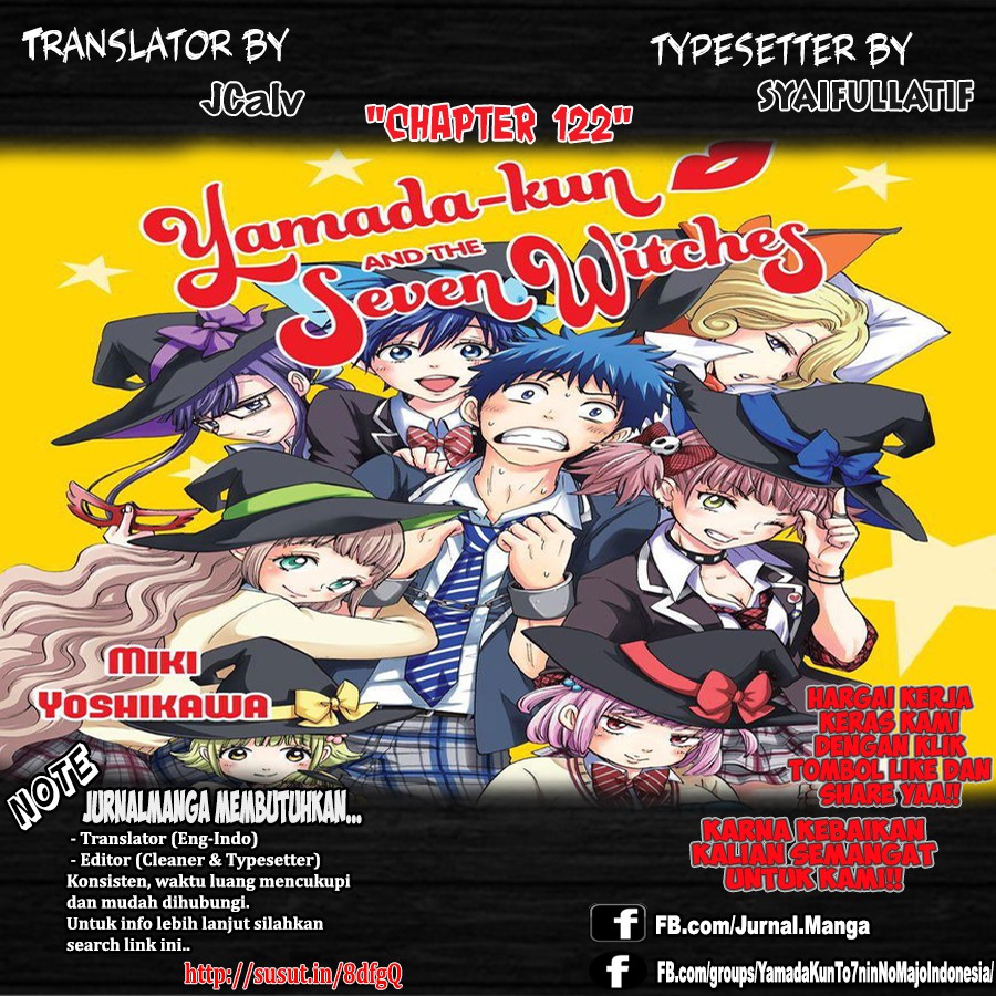 Baca Komik Yamada-kun to 7-nin no Majo Chapter 122 Gambar 1