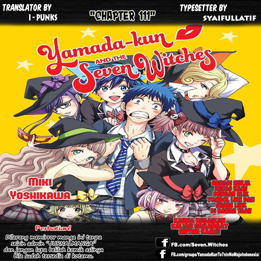 Baca Komik Yamada-kun to 7-nin no Majo Chapter 111 Gambar 1